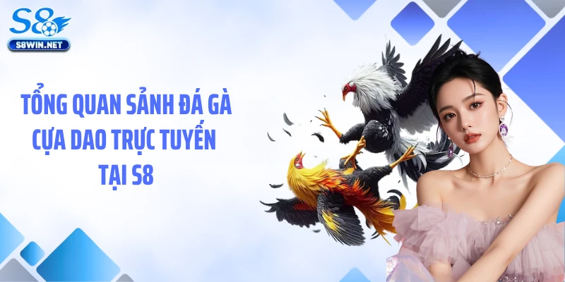 Tổng quan sảnh đá gà cựa dao trực tuyến tại S8